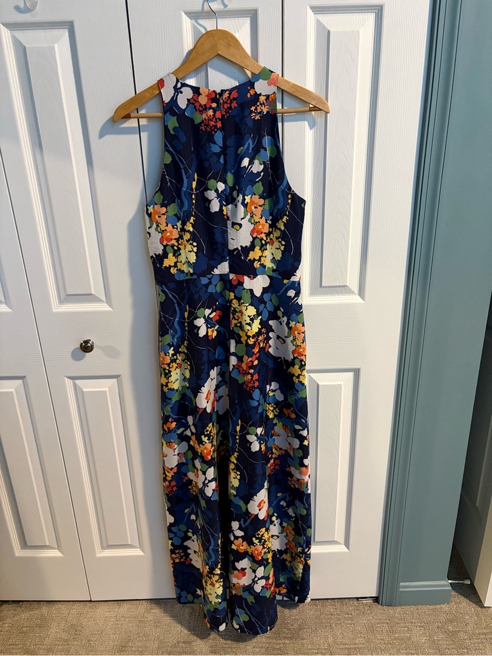 Banana Republic Blue Floral maxi dress - Picture 3 of 3